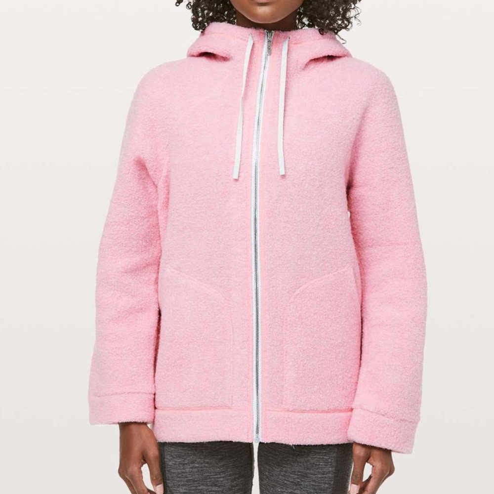 Lululemon so sherpa hooded jacket